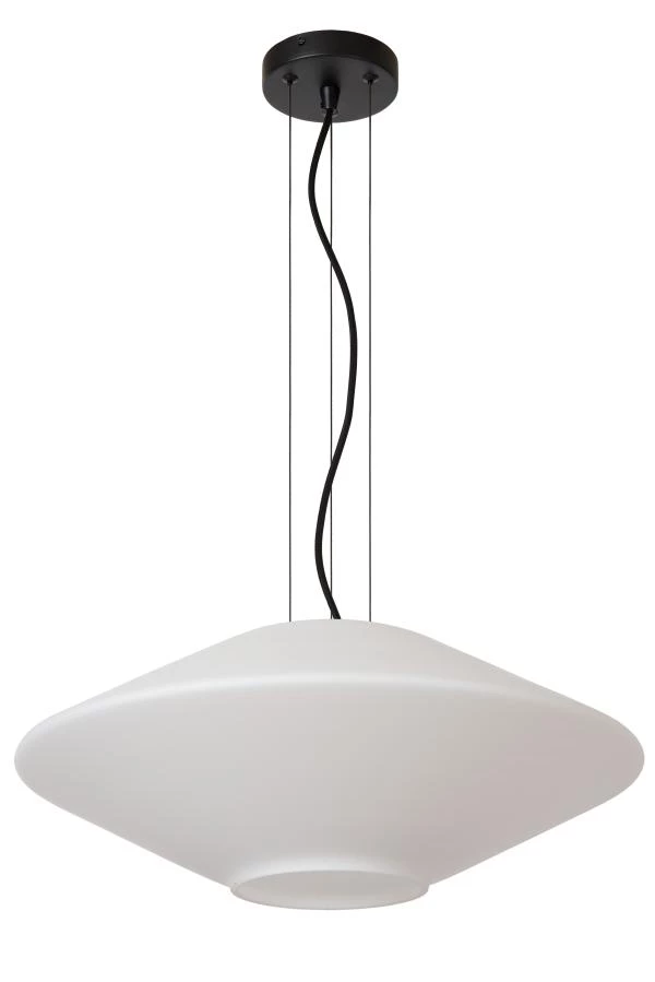 Lucide TREVOR - Hanglamp - Ø 50 cm - 1xE27 - Opaal - uit